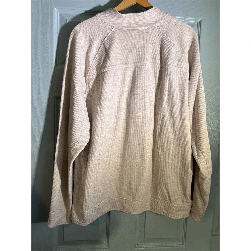 Tommy Bahama Reversible Quarter Zip Pullover Sz XL. Cotton & Tencel. - Picture 5 of 10